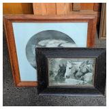 Framed Vintage Horse Prints