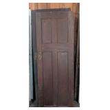 Four Vintage Wooden Interior Doors