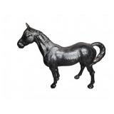 Cast Iron Horse Figurine Black Finish