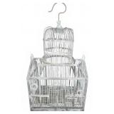 Wood & Wicker Bird Cage