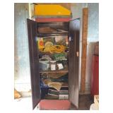 Metal Storage Cabinet With Garage Tools
