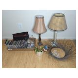 CDs, Sheet Music, Lamps, and Decor Lot