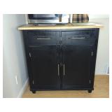 Black Wood Kitchen Cabinet, 36x20x36