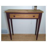 Wood Console Table With Drawer 30x11x30