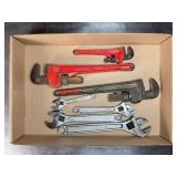Adjustable And Pipe Wrenches Assortment, 7 Pieces