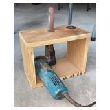 Homemade Belt Sander With Wood Enclosure