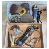 Angle Grinders With Assorted Discs and