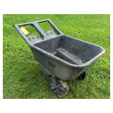 Plastic Two-Wheel Utility Garden Cart