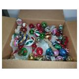 Vintage Glass Christmas Tree Ornaments