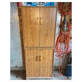 (2) Composite Wood Cabinets