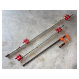 Pipe Clamps and Bar Clamp Set