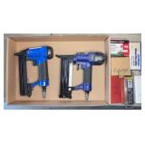 Air Staplers With Assorted Staples And Brads