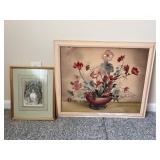 Two Framed Prints, Larger 24"x20"