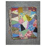 Patchwork Quilt 69"x76" Multicolor Fabric