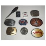 Belt Buckles and Zippo Lighter