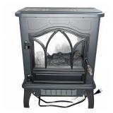 Electric Fireplace Space Heater Stove Black