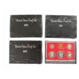 United States Proof Coin Sets 1981 and 1982