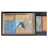 Metal Stamping Punch Set with Wood Holders