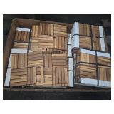 IKEA SKOGHALL Outdoor Deck Tiles, Acacia Wood