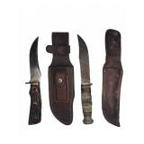 Imperial USA and Kinfolks Fixed Blade Knives
