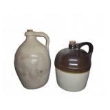Stoneware Pottery Jugs With Handles