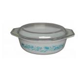 Pyrex 1.5 Qt Casserole Dish With Lid Blue