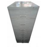 Remington Rand 5-Drawer Steel File Cabinet
