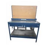 Mastercraft Metal Workbench With Pegboard