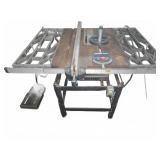 Craftsman Table Saw With Stand and Miter Gauge
