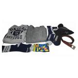 Dallas Cowboys Apparel Lot With Socks, Hat, Belt