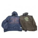 Houghton College and Slytherin Hoodies, 2 Pieces