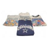 Dallas Cowboys Champions T-Shirts Lot of 4, XL