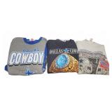 Dallas Cowboys Super Bowl Sweatshirt Lot of 3