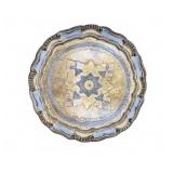 Gilt and Painted Florentine Wood Tray Plate