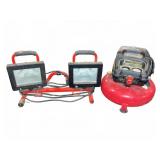 Central Pneumatic Air Compressor With Worklite