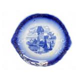 Flow Blue Delft Pattern Charger Plate