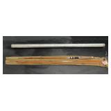 H-1 Black River Split Bamboo 4 Pc Fly Rod W/ Case