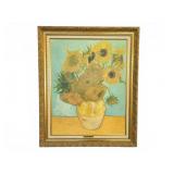 Framed Reproduction Van Gogh Oil On Canvas