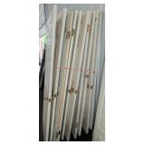White Six-Panel Interior Doors with Knobs