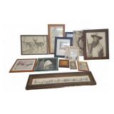 Framed Art Prints and Decor Lot