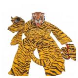 Childrenï¿½s Tiger Costume with Mask and Mittens