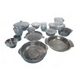 Fire-King Glass Bakeware Assorted Lot 23 Pieces