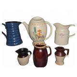 Ceramic Pitchers and Creamers Lot