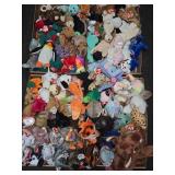 Large Lot TY Beanie Babies Assorted Plush Toys