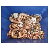Copper Plumbing Fittings and Scrap Lot