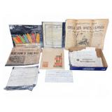 Ephemera, WW2 Newspapers, Railroad Brochure