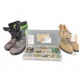 Work Boots, Fishing Lures, Belt Buckles