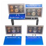 US Proof Coin Sets 1968-1971, 4 Complete Sets