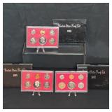 1980-1982 United States Proof Coin Sets, 3 Sets