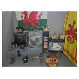 Game of Thrones Collectibles and Flags Lot